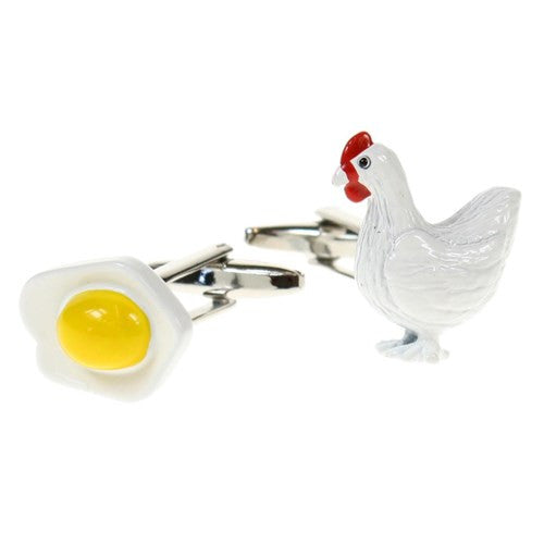 Chicken Egg Cufflinks