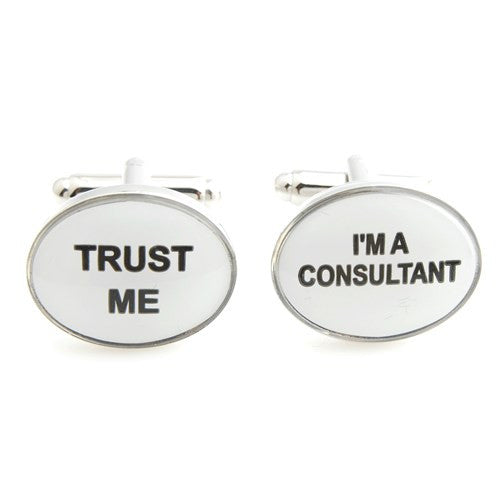 Trust Me I'M A Consultant Cufflinks