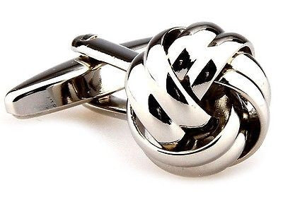 Silver Knot Cufflinks