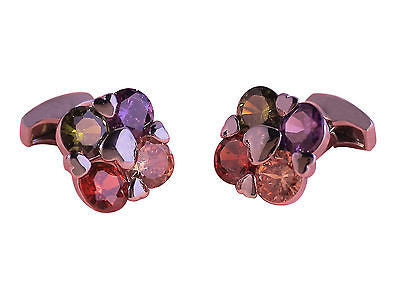 Multi Colored Gem Cufflinks