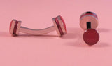 Red Bar Cufflinks
