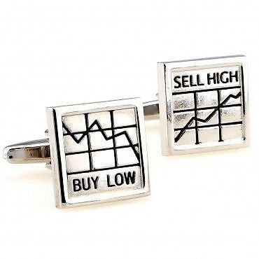 Buy Low Sell High Cufflinks