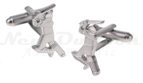 Cricket Batsman Cricketer Cufflinks