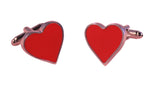 Red Heart Cufflinks