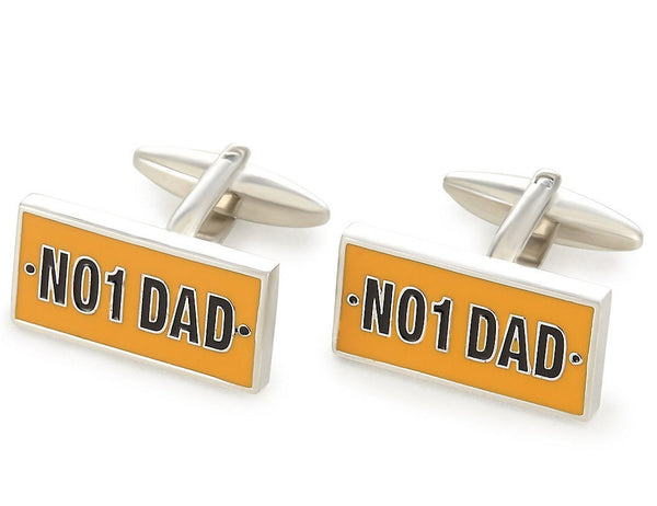 Number 1 Dad Fathers Day Cufflinks
