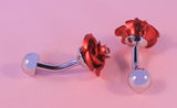 Red Rose Cufflinks