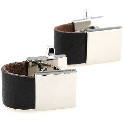 Black Wrap Around Cufflinks