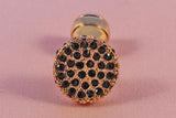 Gold gem cufflinks