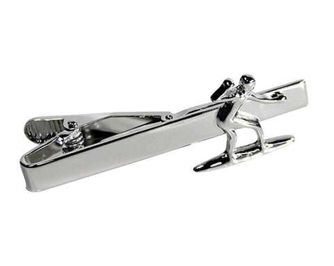 Skier Tie Clip