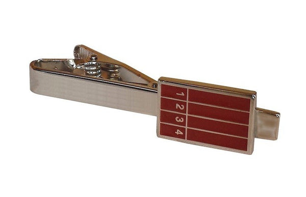 Running Track Tie Clip