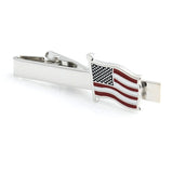 American Flag Tie Clip