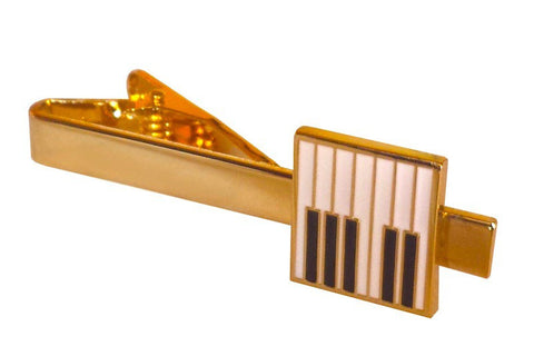 Piano Music Tie Clip