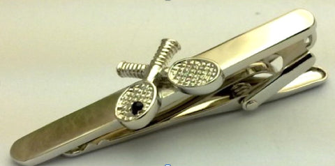 Tennis Racket Tie Clip