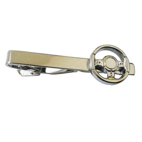 Steering Wheel Car Racer Tie Clip