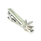 Weed Plant Cannabis Green Mary Jane Marijuana Tie Clip