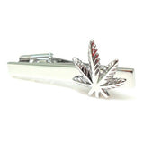 Weed Plant Cannabis Green Mary Jane Marijuana Tie Clip