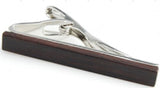 Dark Wood Tie Clip