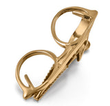 Glasses Tie Clip Gold Optical