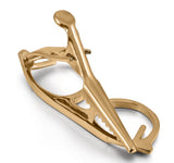Glasses Tie Clip Gold Optical