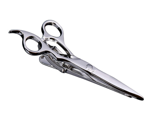 Scissor Tie Clip Barber Hair