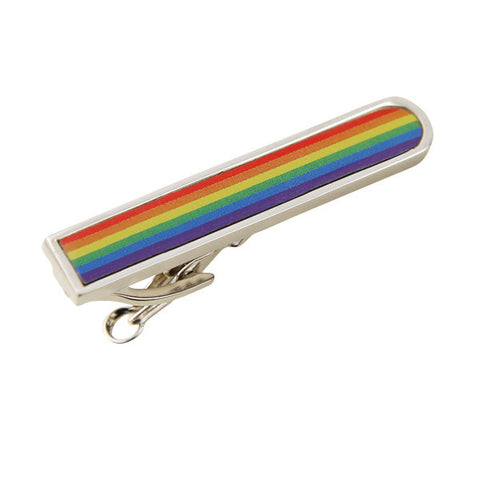 Rainbow Gay Pride Tie Clip