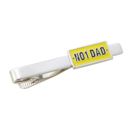 Number 1 Dad Tie Bar Clasp