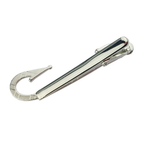 Fishing Hook Tie Clip Clasp Bar