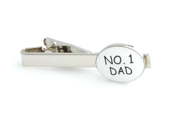 Number 1 Dad Tie Clip
