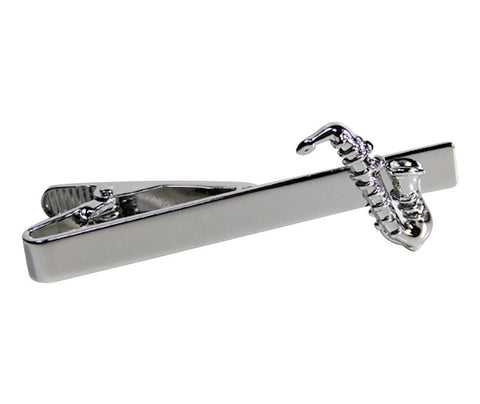 Saxophone Music Note Tie Clip