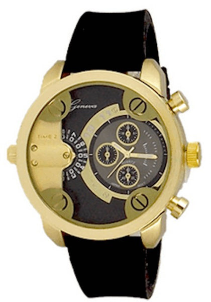 Gold Black (Little Daddy Style) Watch