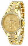 Gold Crystal Womens Watch