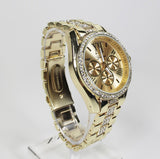 Gold Crystal Womens Watch