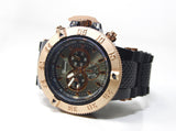 Rose Gold Black Watch