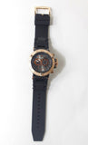 Rose Gold Black Watch