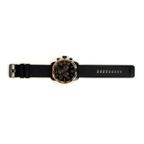 Rose Gold Black Mens Watch