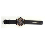 Rose Gold Black Mens Watch w/ Diesel Cologne