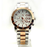 Silver Rose Gold Metal Watch