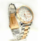 Silver Rose Gold Metal Watch