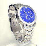 Silver Blue Mens Watch