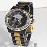 Black Gold Crystal Watch