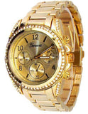 Gold Bezel Watch