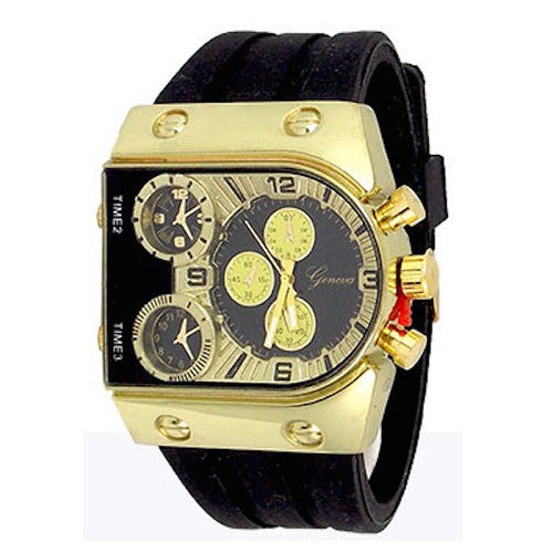 Gold Black  Watch