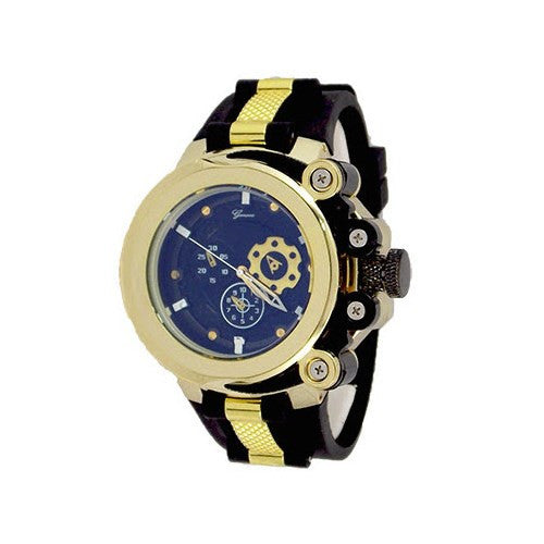 Gold Black Fashion Watch