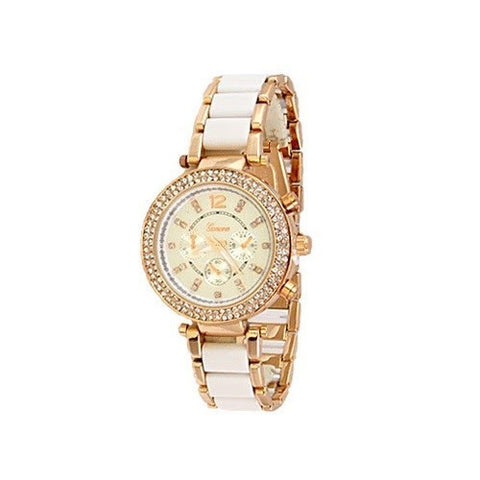 White Rose Gold Watch