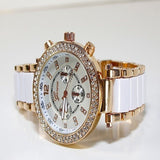 White Rose Gold Watch