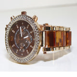 Rose Gold & Tortoise Shell Watch