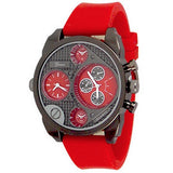 Dual Time Red Black Watch
