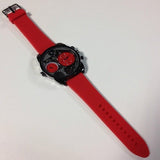 Dual Time Red Black Watch