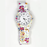 Flower Multi Color Watch