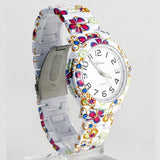 Flower Multi Color Watch